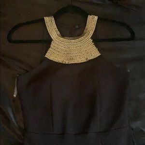 Black bodycon mini dress